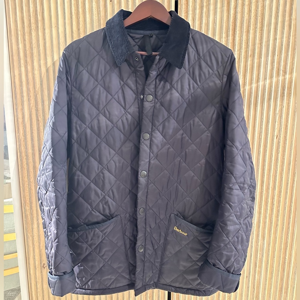 Barbour Heritage Liddesdale Navy Quilted Jacket